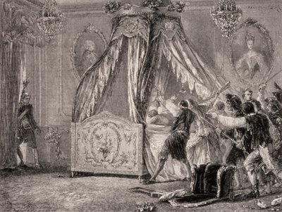 Asalto al Dormitorio de la Reina, Octubre 1789, Revolución Francesa de French School